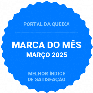 Selo marca do mês atribuido pelo Portal da Queixa