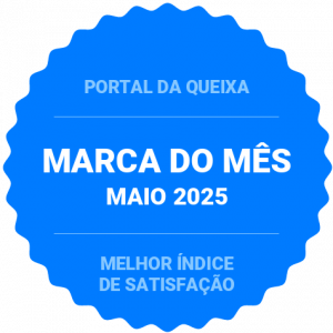 Selo marca do mês atribuido pelo Portal da Queixa
