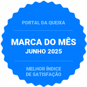 Selo marca do mês atribuido pelo Portal da Queixa