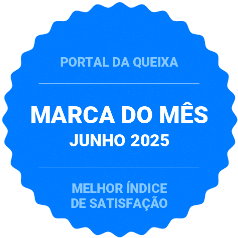 Selo marca do mês atribuido pelo Portal da Queixa